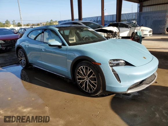 2022 Porsche Taycan 4 with VIN WP0BA2Y13NSA67673, listed as a Copart auction lot 52858563 with 10,690 mi miles and . Bid and sale history available at DreamBid. Image 4.