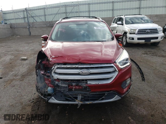 2018 Ford Escape Titanium with VIN 1FMCU9J94JUC62242, listed as a Copart auction lot 59770835 with 139,316 mi miles and Salvage title. Bid and sale history available at DreamBid. Image 5.
