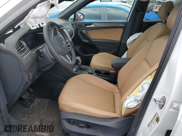 2024 Volkswagen Tiguan SE with VIN 3VVMB7AX9RM174127, listed as a Copart auction lot 53826785 with 4,208 mi miles and Salvage title. Bid and sale history available at DreamBid. Image 7.