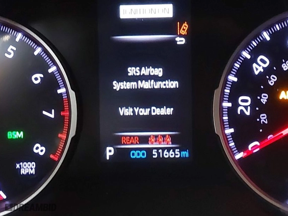 2020 Toyota RAV4 XLE with VIN 2T3W1RFV7LC061037, listed as a IAAI auction lot 41562044 with 51,665 mi miles. Bid and sale history available at carsss.com. Image 16.