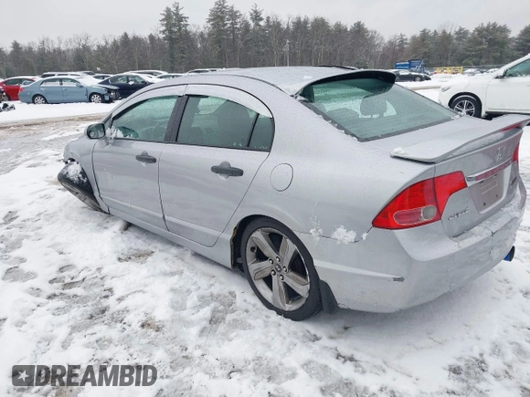 2007 Honda Civic Sdn LX with VIN 2HGFA16517H303926, listed as a IAAI auction lot 41674550 with 153,189 mi miles. Bid and sale history available at carsss.com. Image 3.