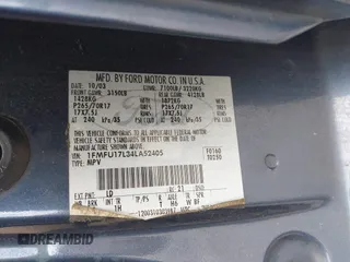 2004 Ford Expedition Eddie Bauer z VIN 1FMFU17L34LA52405, wystawiony jako IAAI lot #42471555 z przebiegiem 349 322 mil mil oraz . Historia ofert i sprzedaży dostępna na DreamBid. Obrazek 9.
