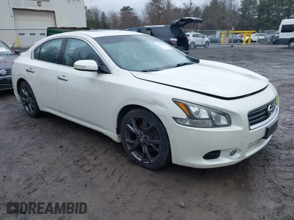 2014 Nissan Maxima S with VIN 1N4AA5AP4EC484583, listed as a IAAI auction lot 41972065 with 173,332 mi miles and . Bid and sale history available at DreamBid. Image 1.