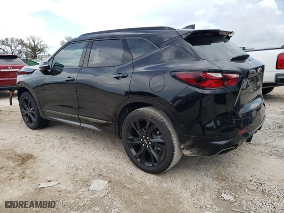 2022 Chevrolet Blazer RS with VIN 3GNKBERS9NS234696, listed as a Copart auction lot 65832234 with 27,902 mi miles and Salvage Title. Bid and sale history available at carsss.com. Image 2.