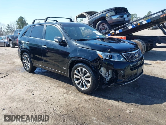 2014 Kia Sorento SX Limited with VIN 5XYKWDA74EG548613, listed as a IAAI auction lot 41766029 with 155,467 mi miles. Bid and sale history available at carsss.com. Image 1.