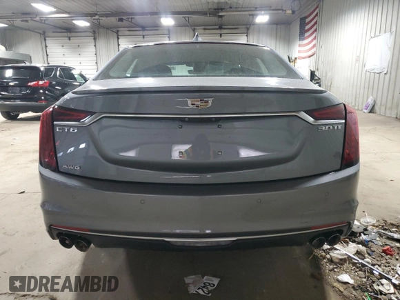 2019 Cadillac CT6 Sport AWD with VIN 1G6KN5R60KU116442, listed as a Copart auction lot 86623904 with 94,633 mi miles and Non repairable. Bid and sale history available at DreamBid. Image 6.