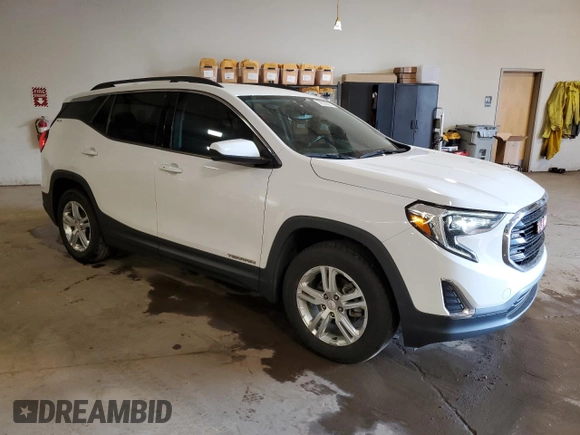 2020 GMC Terrain SLE with VIN 3GKALMEV9LL179996, listed as a Copart auction lot 59338565 with 50,990 mi miles and Salvage title. Bid and sale history available at DreamBid. Image 4.