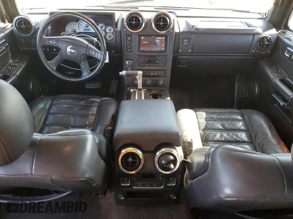 2006 Hummer H2 with VIN 5GRGN23U96H101430, listed as a Copart auction lot 75453514 with 168,958 mi miles and Salvage Title. Bid and sale history available at carsss.com. Image 8.