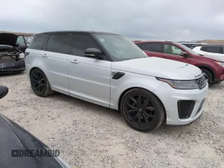 2022 Land Rover Range Rover Sport SVR with VIN SALWZ2RE2NA220101, listed as a Copart auction lot 54006325 with 24,809 mi miles and Salvage title. Bid and sale history available at DreamBid. Image 4.