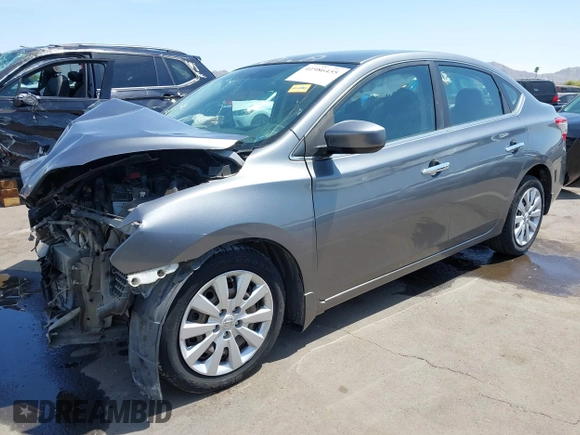 2015 Nissan Sentra S with VIN 3N1AB7AP1FY376307, listed as a IAAI auction lot 41986455 with 81,479 mi miles. Bid and sale history available at carsss.com. Image 18.