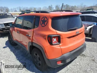 2015 Jeep Renegade Sport z VIN ZACCJAAT0FPB70490, wystawiony jako Copart lot #49582425 z przebiegiem 89 634 mil mil oraz Szkody całkowita. Historia ofert i sprzedaży dostępna na DreamBid. Obrazek 2.