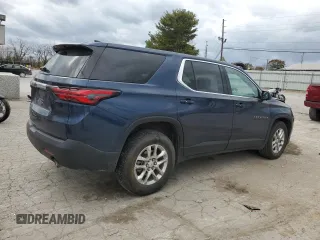 2022 Chevrolet Traverse LS with VIN 1GNEVFKW8NJ190604, listed as a Copart auction lot 78693064 with 34,252 mi miles and Salvage Title. Bid and sale history available at carsss.com. Image 3.