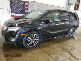 2018 Honda Odyssey Elite with VIN 5FNRL6H9XJB021347, listed as a Copart auction lot 62778725 with 82,739 mi miles and Salvage title. Bid and sale history available at DreamBid. Image 1.