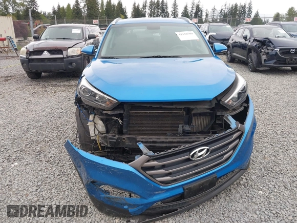 2016 Hyundai Tucson Eco with VIN KM8J3CA24GU037886, listed as a IAAI auction lot 42128589 with 95,891 mi miles. Bid and sale history available at carsss.com. Image 12.