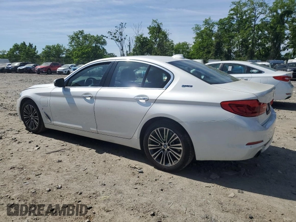 2018 BMW 5 Series 530e xDrive with VIN WBAJB1C51JG624259, listed as a Copart auction lot 57161285 with 133,463 mi miles and Clean title. Bid and sale history available at DreamBid. Image 2.