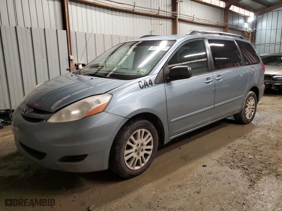 2008 Toyota Sienna LE with VIN 5TDBK23C78S020808, listed as a Copart auction lot 43803245 with 0 mi miles and Clean Title. Bid and sale history available at carsss.com. Image 1.