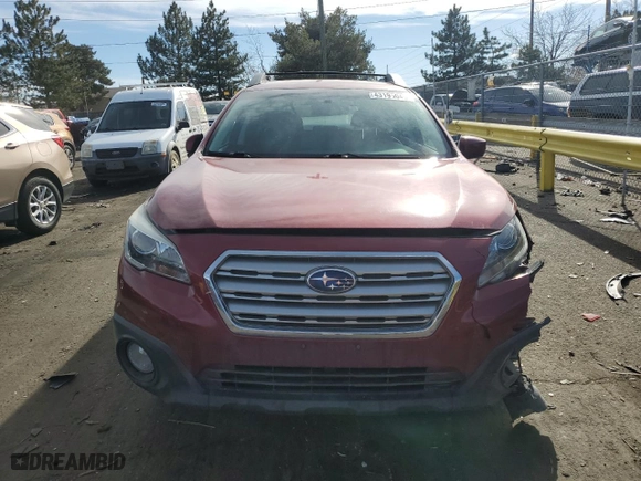 2015 Subaru Outback 2.5i Premium with VIN 4S4BSACC6F3353280, listed as a Copart auction lot 43195045 with 200,019 mi miles and Salvage Title. Bid and sale history available at carsss.com. Image 5.