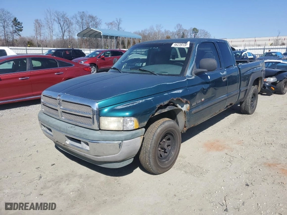 1998 Dodge Ram 1500 with VIN 3B7HC13Z1WG131145, listed as a Copart auction lot 46239105 with 189,629 mi miles and Clean Title. Bid and sale history available at carsss.com. Image 1.