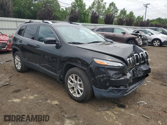 2017 Jeep Cherokee Latitude with VIN 1C4PJMCS0HW529604, listed as a Copart auction lot 60801095 with 95,900 mi miles and Salvage title. Bid and sale history available at DreamBid. Image 4.