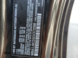 2016 BMW 2 Series M235i xDrive with VIN WBA1J9C55GV372098, listed as a Copart auction lot 58088723 with 84,995 mi miles. Bid and sale history available at carsss.com. Image 12.