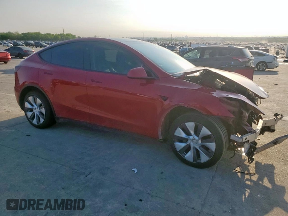 2023 Tesla Model Y Long Range z VIN 7SAYGDEE8PA138780, wystawiony jako Copart lot #53294385 z przebiegiem 137 496 mil mil oraz Szkoda całkowita • Salvage title. Historia ofert i sprzedaży dostępna na DreamBid. Obrazek 4.