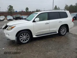 2011 Lexus LX 570 with VIN JTJHY7AX9B4062750, listed as a Copart auction lot 44083715 with Not Provided miles and Salvage Title. Bid and sale history available at DreamBid. Image 1.