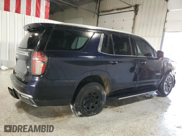 2023 Chevrolet Tahoe LT with VIN 1GNSKNKD9PR440621, listed as a Copart auction lot 52416705 with 0 mi miles and Non Repairable. Bid and sale history available at carsss.com. Image 3.