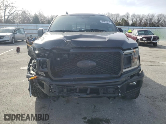 2019 Ford F-150 XL with VIN 1FTEW1E49KKE05612, listed as a Copart auction lot 47360315 with 121,748 mi miles and Salvage Title. Bid and sale history available at carsss.com. Image 5.