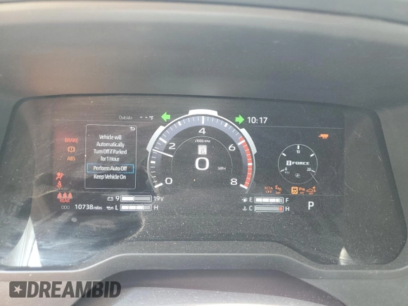 2024 Toyota Tundra Limited with VIN 5TFJA5DB4RX229828, listed as a Copart auction lot 60220935 with 10,738 mi miles and Salvage title. Bid and sale history available at DreamBid. Image 9.