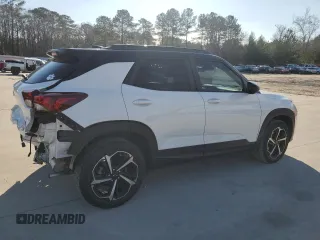 2023 Chevrolet TrailBlazer RS with VIN KL79MTSL5PB178339, listed as a Copart auction lot 89401655 with 23,163 mi miles and Clean Title. Bid and sale history available at DreamBid. Image 3.