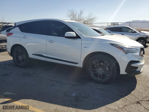 2021 Acura RDX w/A-Spec Package with VIN 5J8TC1H60ML015168, listed as a Copart auction lot 44154815 with 44,950 mi miles and Salvage Title. Bid and sale history available at carsss.com. Image 4.