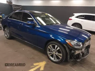 2017 Mercedes-Benz C 300 with VIN WDDWF4KB8HR280827, listed as a IAAI auction lot 41796151 with 55,001 mi miles and . Bid and sale history available at DreamBid. Image 1.