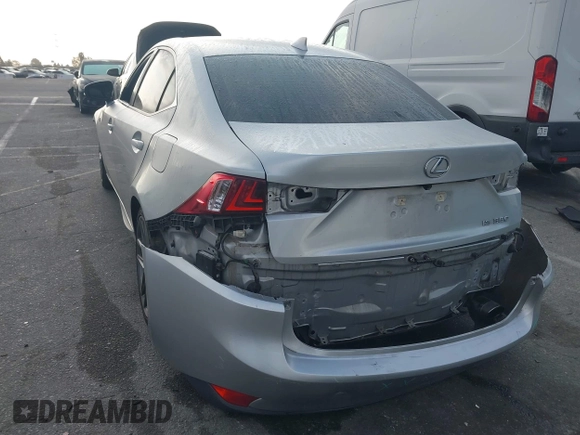 2014 Lexus IS 350 with VIN JTHBE1D28E5007718, listed as a IAAI auction lot 41915732 with 108,492 mi miles and . Bid and sale history available at DreamBid. Image 3.