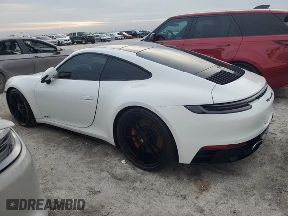 2022 Porsche 911 Carrera S with VIN WP0AB2A90NS221598, listed as a Copart auction lot 76089734 with 0 mi miles and Non Repairable. Bid and sale history available at carsss.com. Image 2.