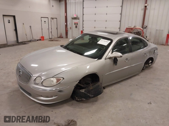 2008 Buick LaCrosse CXL with VIN 2G4WD582181278869, listed as a IAAI auction lot 41734181 with 152,518 mi miles. Bid and sale history available at carsss.com. Image 17.