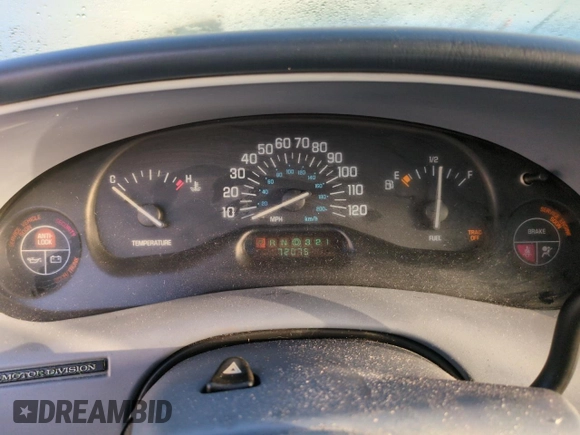 1999 Buick Century Custom with VIN 2G4WS52MXX1552780, listed as a Copart auction lot 75430244 with 72,075 mi miles and Non Repairable. Bid and sale history available at carsss.com. Image 9.