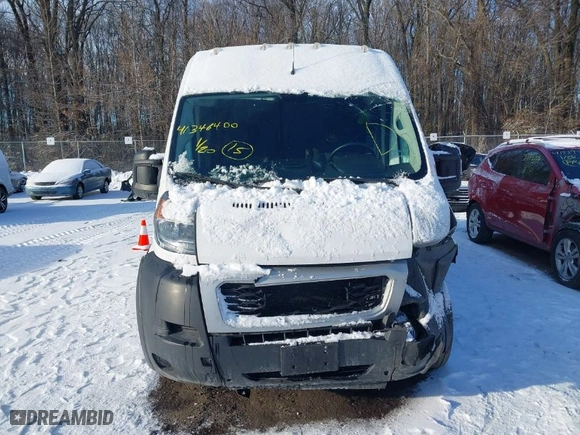 2020 Ram ProMaster Cargo Van with VIN 3C6TRVBG0LE125464, listed as a IAAI auction lot 41346400 with 99,460 mi miles. Bid and sale history available at carsss.com. Image 12.