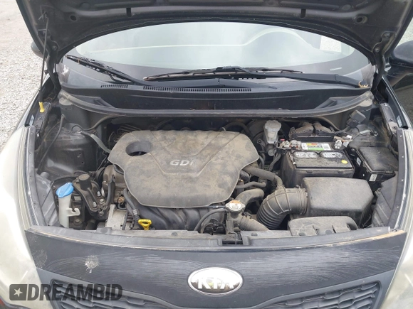 2013 Kia Rio LX with VIN KNADM4A35D6270556, listed as a IAAI auction lot 42115208 with 165,249 mi miles. Bid and sale history available at carsss.com. Image 10.
