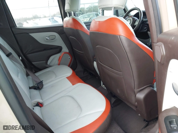 2016 Jeep Renegade Limited with VIN ZACCJADTXGPC74363, listed as a IAAI auction lot 41827735 with 105,446 mi miles. Bid and sale history available at carsss.com. Image 8.