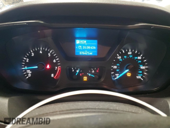 2018 Ford Transit Passenger XL with VIN 1FBZX2ZM5JKA07850, listed as a Copart auction lot 49389865 with 76,421 mi miles and Salvage Title. Bid and sale history available at DreamBid. Image 9.