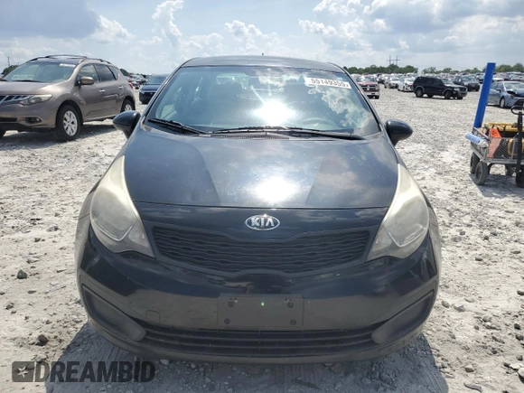2014 Kia Rio LX with VIN KNADM4A37E6347641, listed as a Copart auction lot 55149355 with 147,810 mi miles and Clean Title. Bid and sale history available at DreamBid. Image 5.