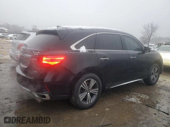 2018 Acura MDX z VIN 5J8YD4H34JL017799, wystawiony jako Copart lot #44732435 z przebiegiem 107 356 mil mil oraz Szkoda całkowita • Salvage title. Historia ofert i sprzedaży dostępna na DreamBid. Obrazek 3.