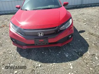 2019 Honda Civic Sedan Sport with VIN 2HGFC2F80KH604206, listed as a Copart auction lot 51658615 with 75,195 mi miles and Salvage Title. Bid and sale history available at carsss.com. Image 11.