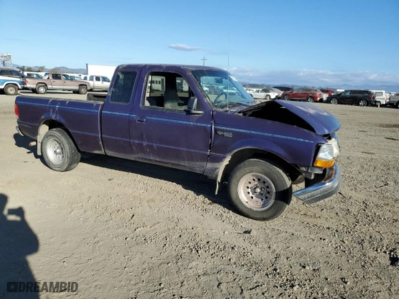 1998 Ford Ranger XL with VIN 1FTYR14C4WPA82916, listed as a Copart auction lot 76079144 with 221,617 mi miles and Salvage Title. Bid and sale history available at carsss.com. Image 4.