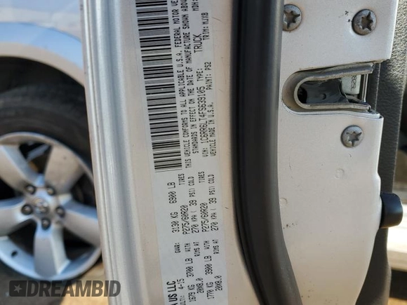 2015 Ram 1500 Lone Star with VIN 1C6RR6LT4FS639105, listed as a Copart auction lot 45491565 with 162,044 mi miles and Salvage title. Bid and sale history available at DreamBid. Image 12.