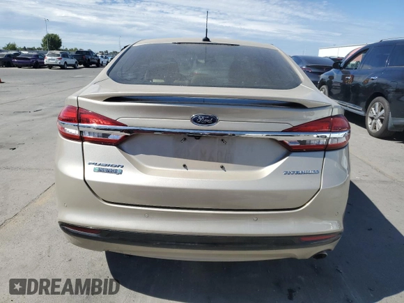 2017 Ford Fusion Titanium with VIN 3FA6P0SU6HR238894, listed as a Copart auction lot 65726865 with Not provided miles and Salvage title. Bid and sale history available at DreamBid. Image 6.