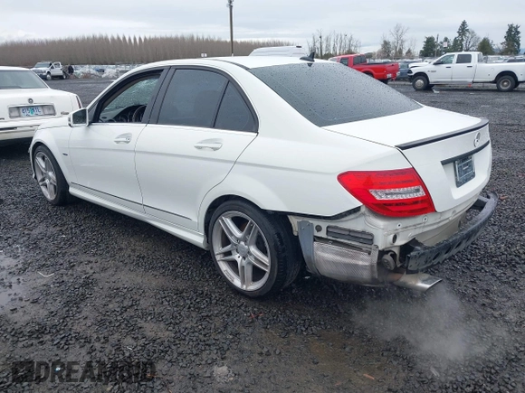 2012 Mercedes-Benz C 250 Sport with VIN WDDGF4HBXCA616612, listed as a IAAI auction lot 41777826 with 140,022 mi miles and . Bid and sale history available at DreamBid. Image 3.