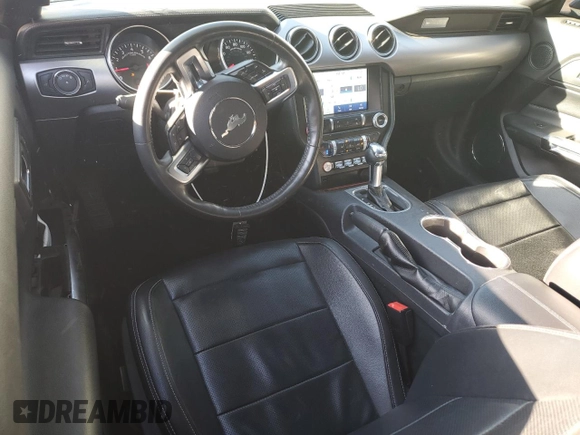 2022 Ford Mustang EcoBoost with VIN 1FATP8UH6N5107447, listed as a Copart auction lot 53329815 with 35,528 mi miles and Salvage title. Bid and sale history available at DreamBid. Image 8.