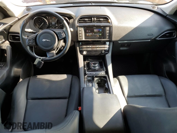 2018 Jaguar F-Pace 25t Premium with VIN SADCJ2FX6JA299858, listed as a Copart auction lot 59212765 with 74,971 mi miles and Salvage title. Bid and sale history available at DreamBid. Image 8.