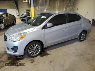 2019 Mitsubishi Mirage G4 ES with VIN ML32F3FJ3KHF16484, listed as a Copart auction lot 59752864 with 90,614 mi miles and Salvage Title. Bid and sale history available at carsss.com. Image 1.